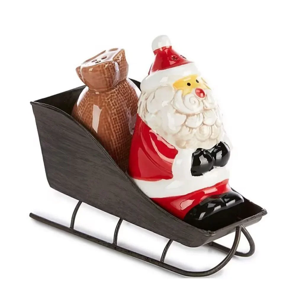 Assorted Christmas table decor
